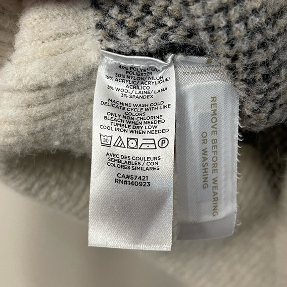 Loft Mock Neck Leopard Sweater - Picture 4 of 7